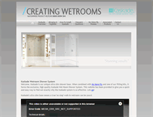 Tablet Screenshot of kaskadewetroom.co.uk